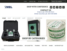 Tablet Screenshot of moldbacterialabs.com